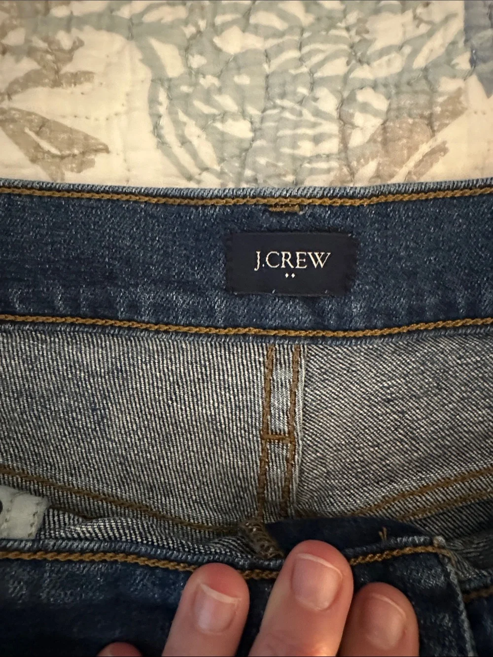 J. Crew Blue Rolled Hem Denim Shorts